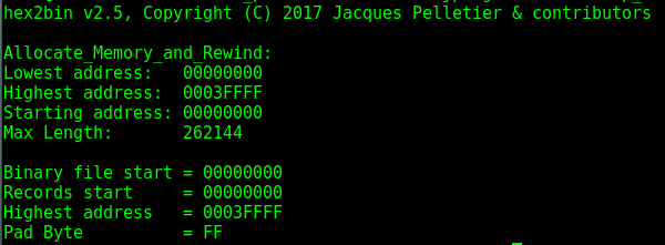 firmware hex file format