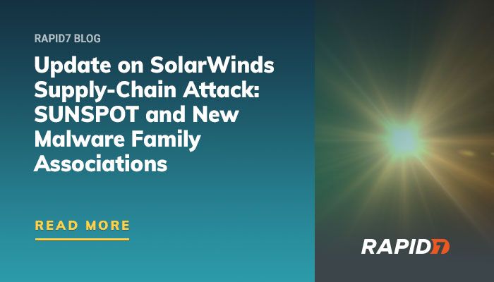 solarwinds supply chain attack