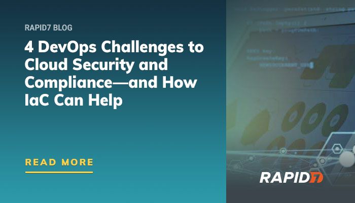 4 DevOps Challenges to Cloud Security | Rapid7 Blog