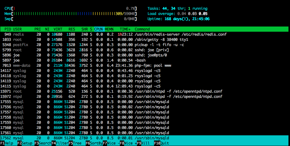 htop-linux-performance-monitoring-tools